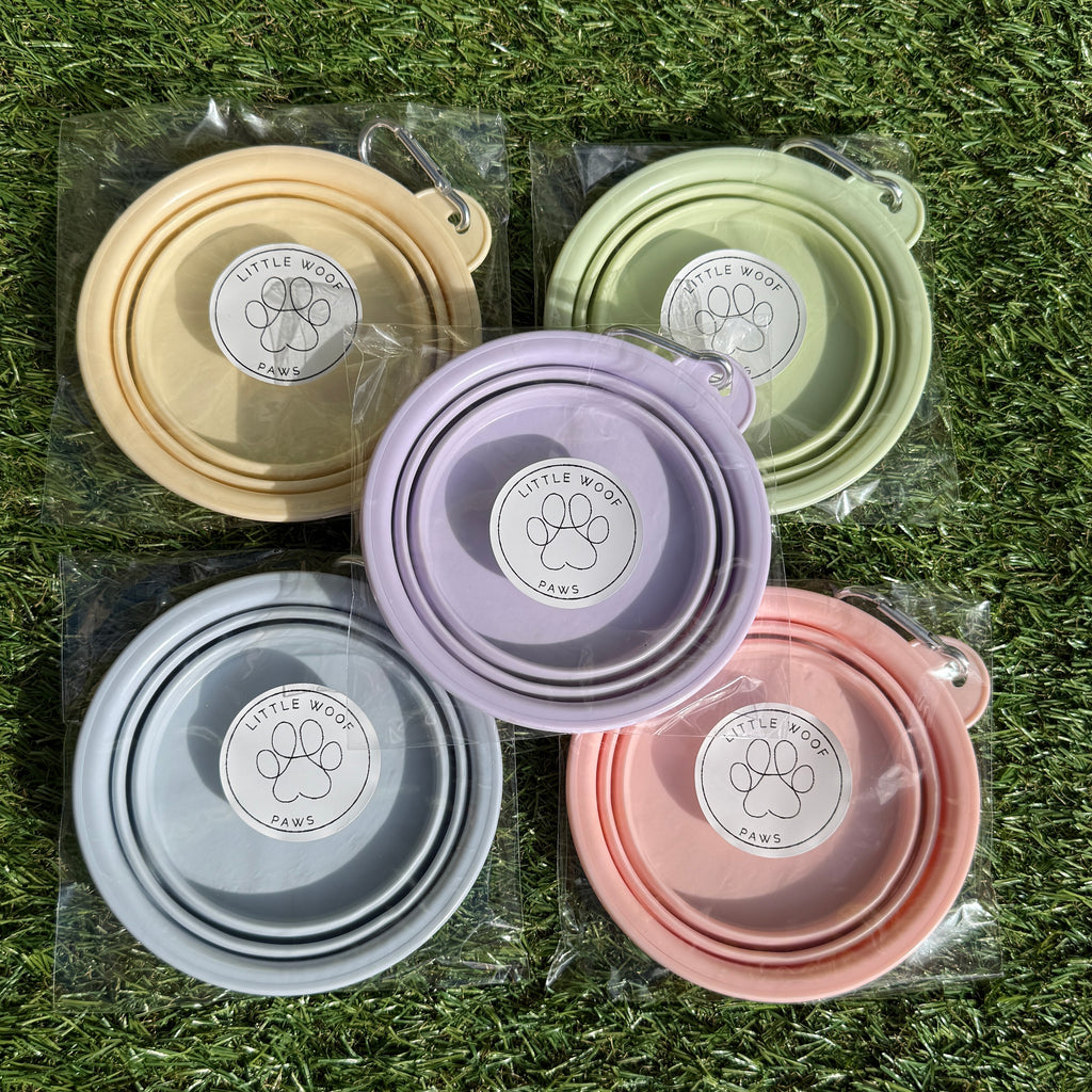 Opvouwbaar bakje 350 ml - pastelgroen