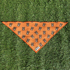 Hondenbandana oranje met beertjes - Bark & Bear
