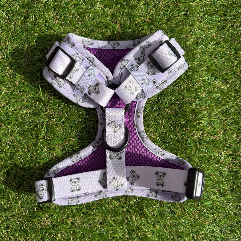 Hondentuigje paars met koala’s - Kiss & Koala
