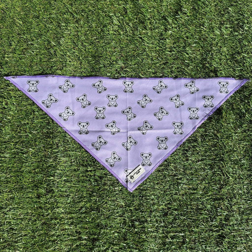 Hondenbandana paars met koala’s - Kiss & Koala