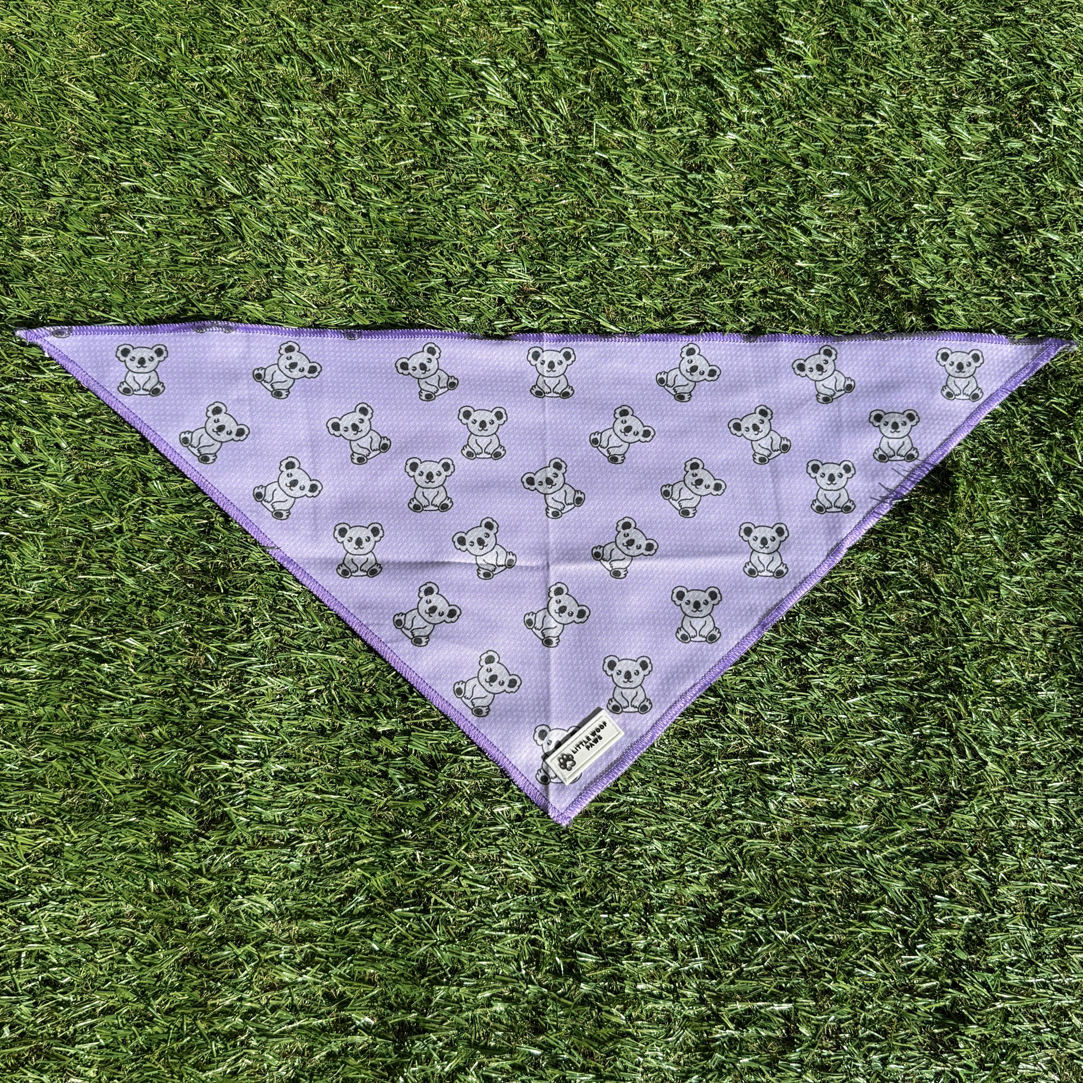 Hondenbandana paars met koala’s - Kiss & Koala