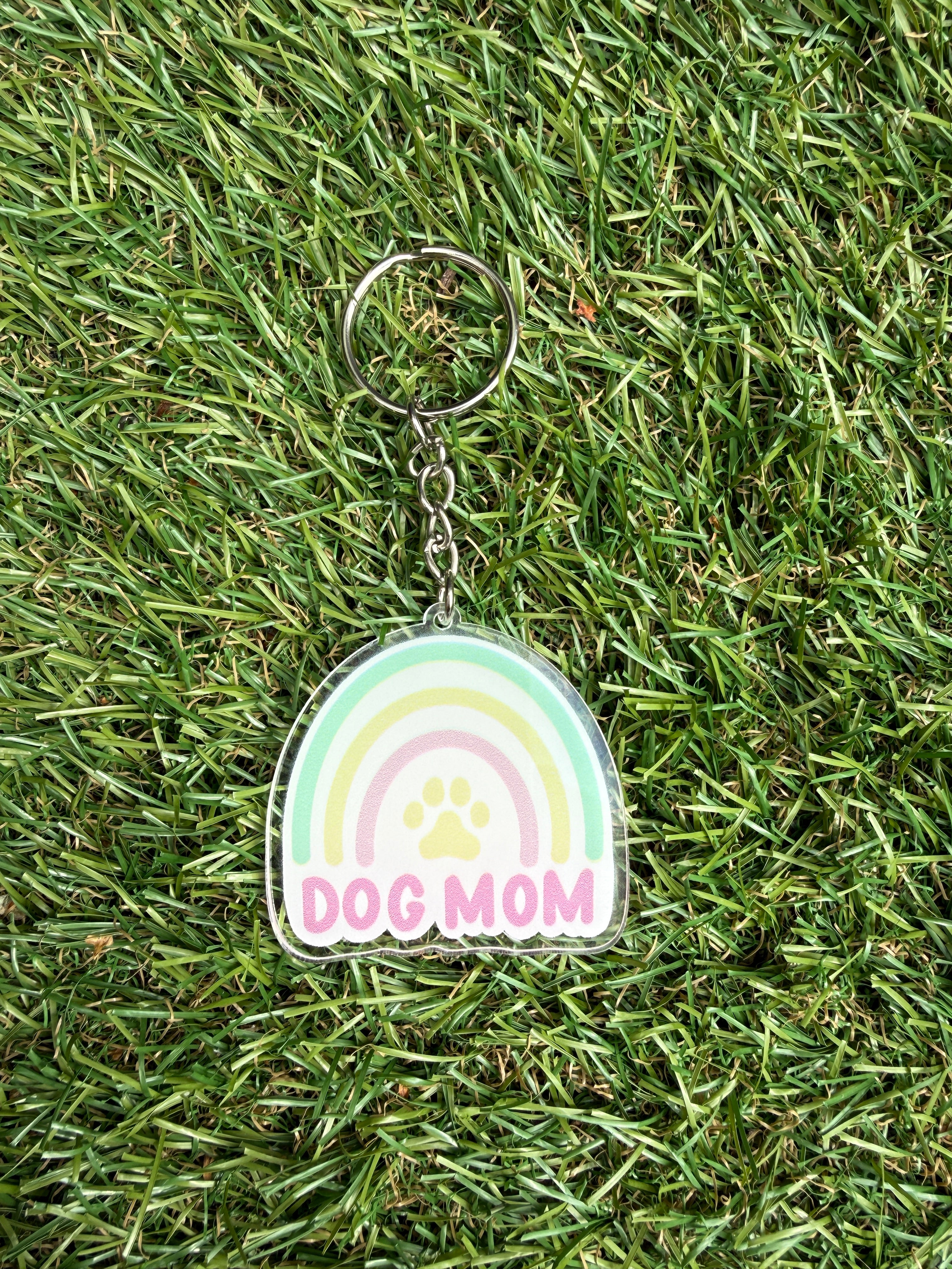 Dog mom sleutelhanger