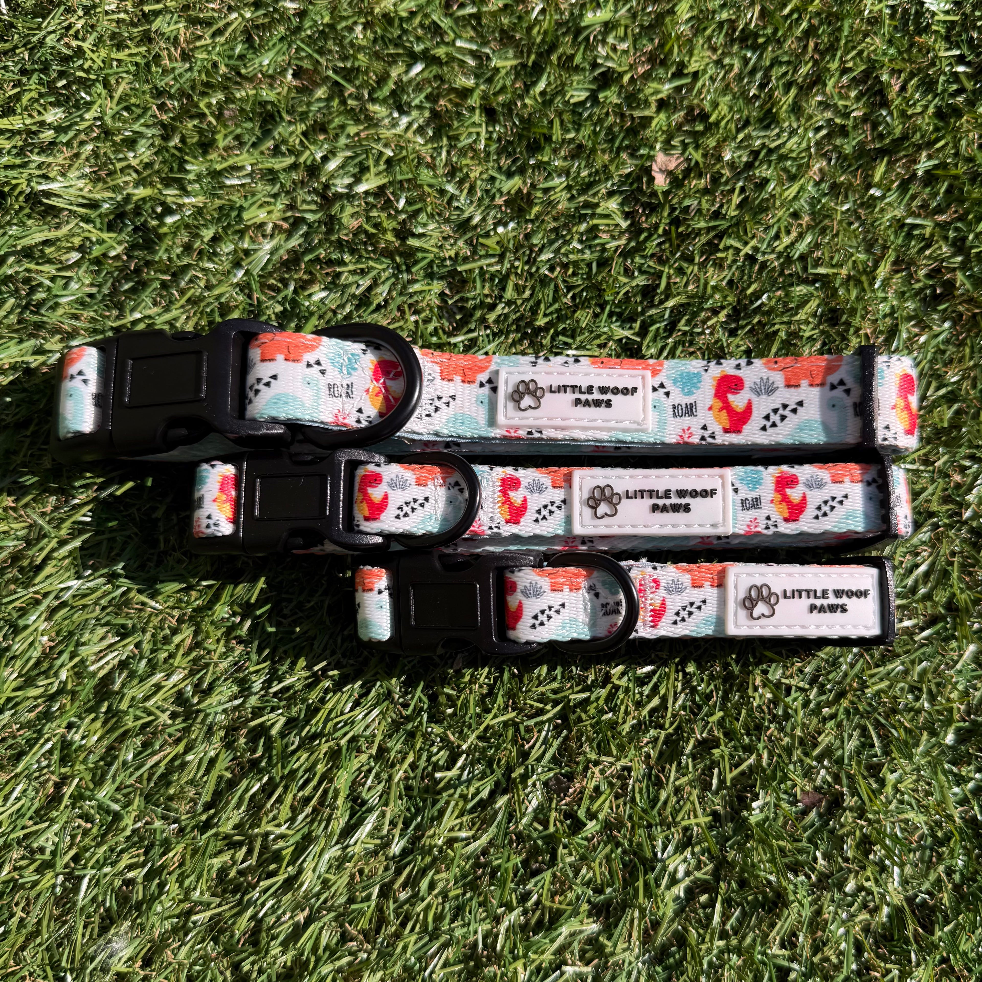 Hondenhalsband dino’s - Roar!