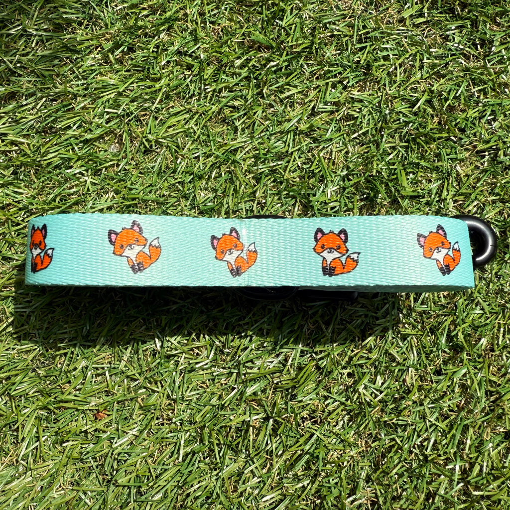 Hondenlijn blauw met vosjes - Fur & Fox
