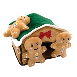 Gingerbread house burrow & hide - Happy Pet