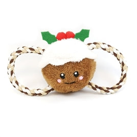 Kerstpudding met touw - Happy Pet