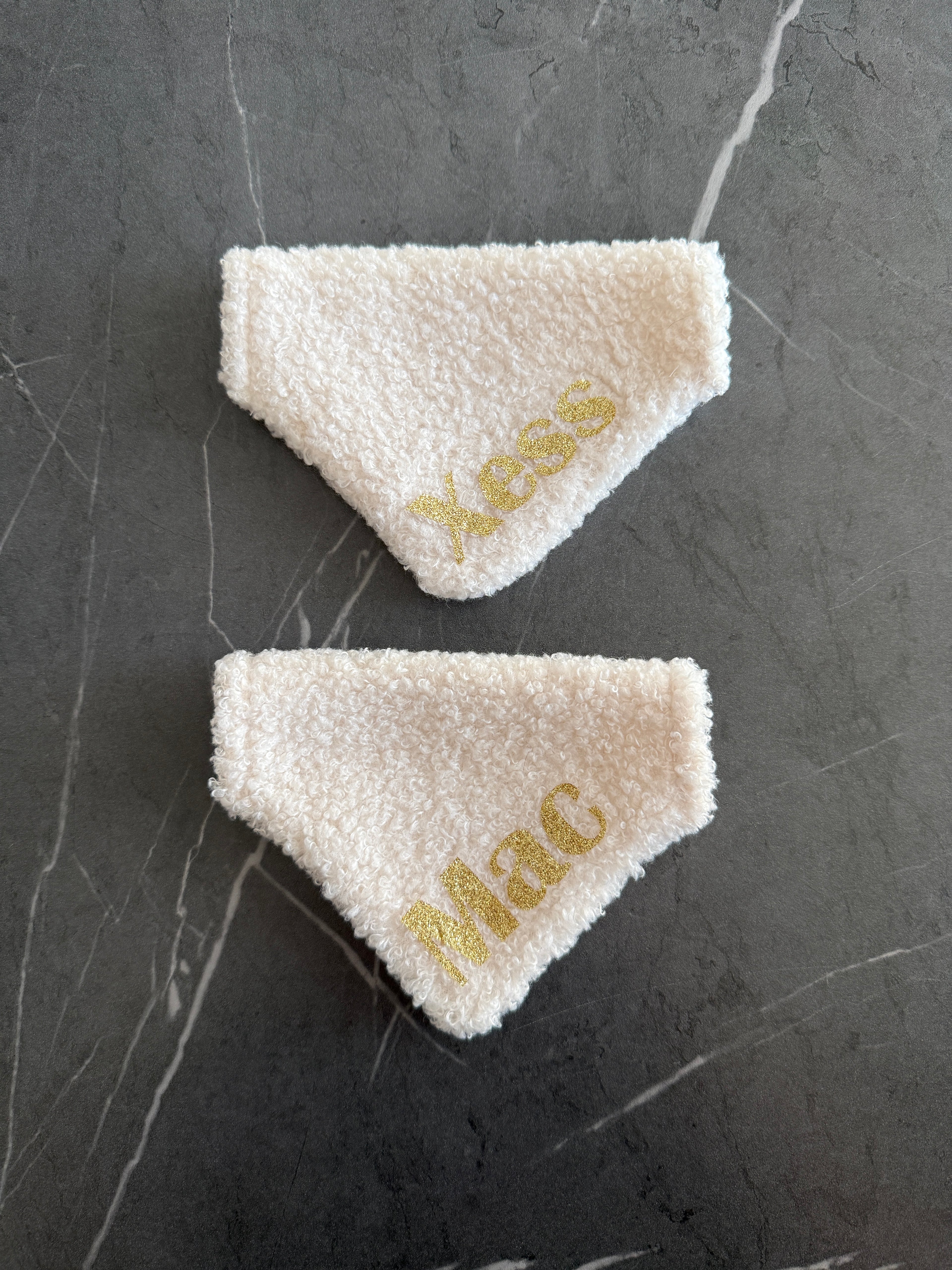 Hondenbandana teddy met naam