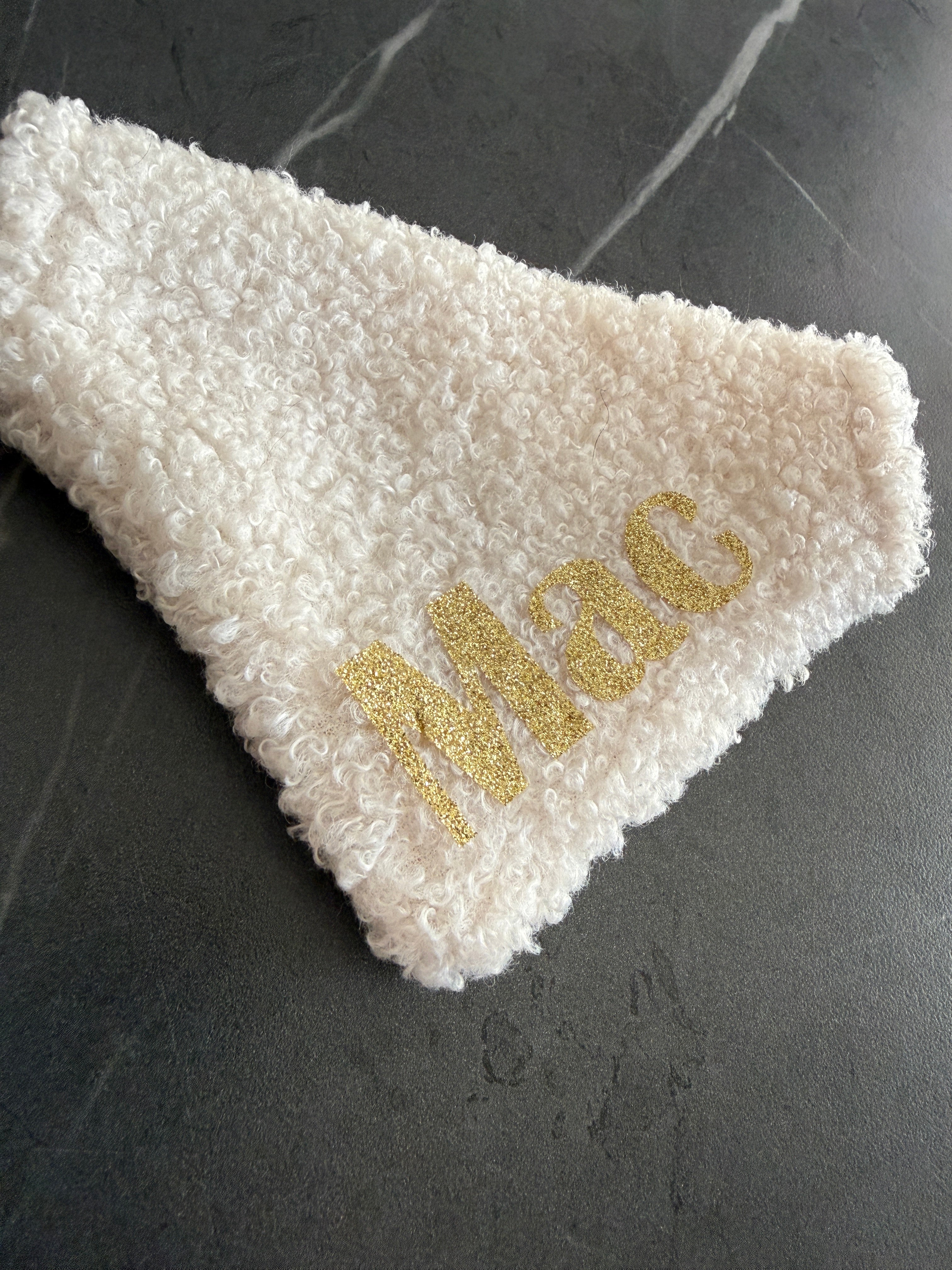 Hondenbandana teddy met naam